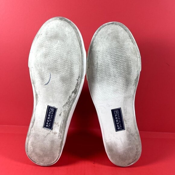 Sperry Top -Sider Women's Pink Floral Print Boat Shoe Size 8.5 - Picture 7 of 9